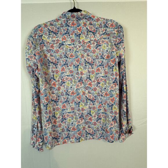 Ariat Women's Floral Western Shirt, Snap Closure, Long Sleeve, XL, Boho, 70s - Picture 2 of 8